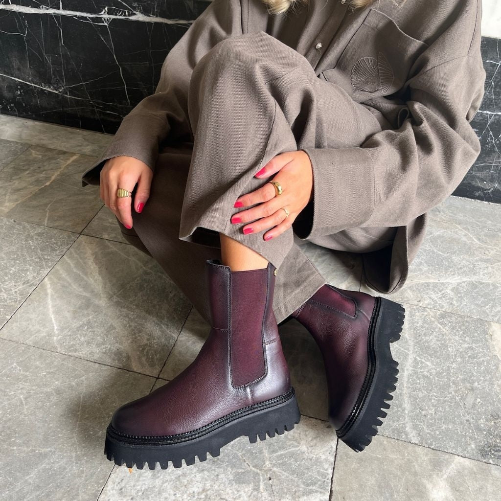 COPENHAGEN SHOES LEMON EDITION BORDEAUX Boots 2250 BORDEAUX (GRANATA)