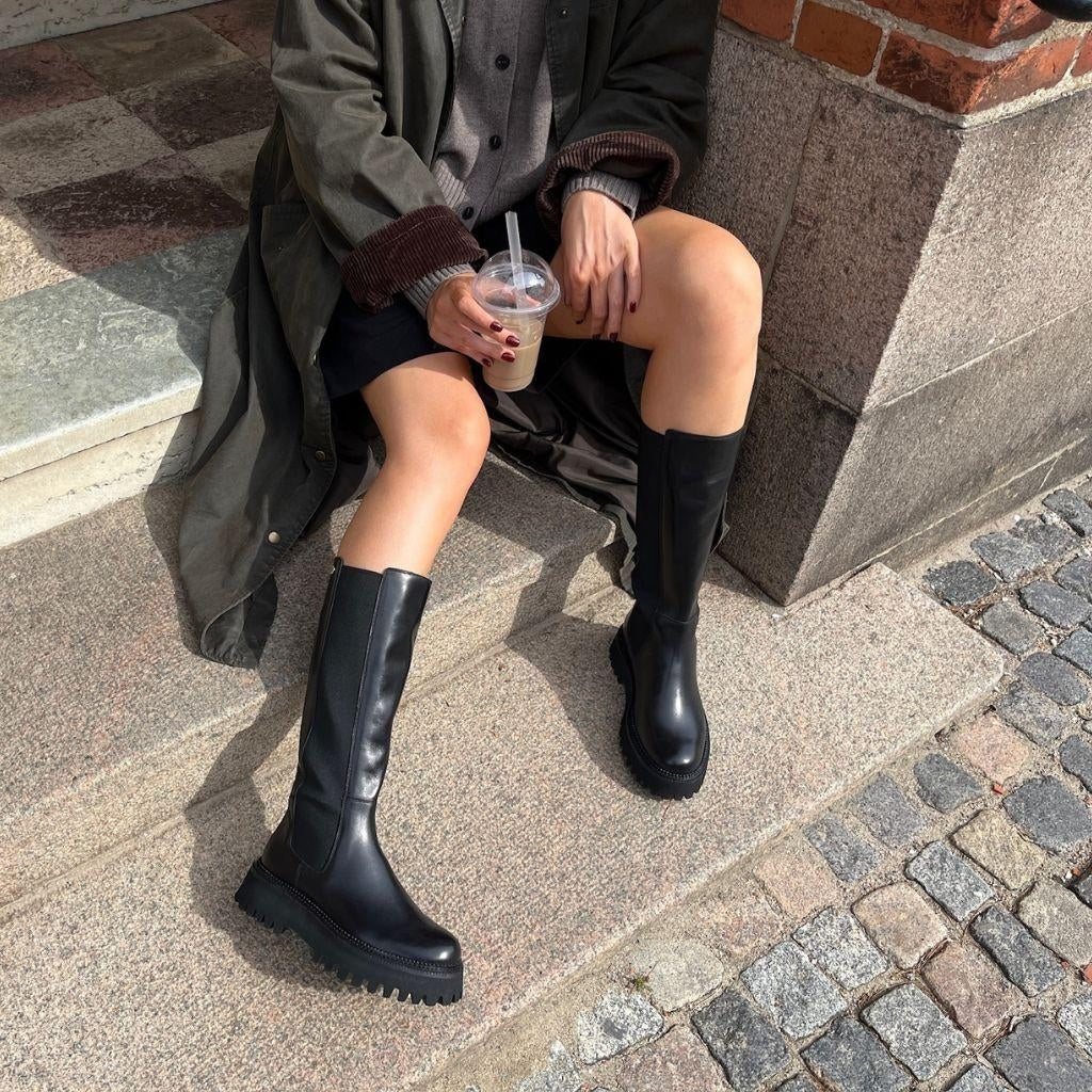 LEMON HIGH - BLACK – Copenhagenshoes.com