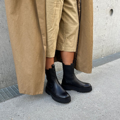 COPENHAGEN SHOES LEMON (PLAIN COLOR) Boots 001 Black