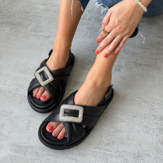 COPENHAGEN SHOES LIKE A MELODY Sandals 001 Black