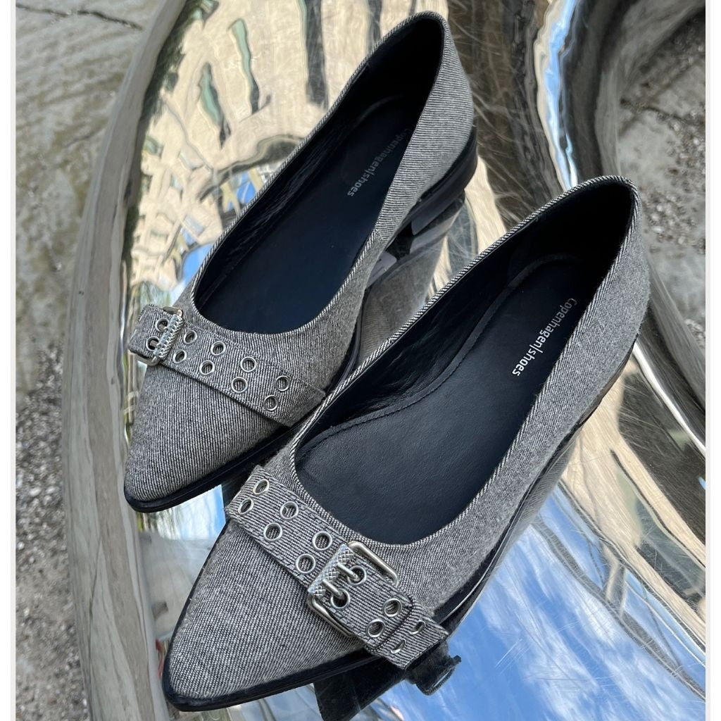 COPENHAGEN SHOES LIKE A MOVE-DENIM Ballet flats 0741 GREY DENIM