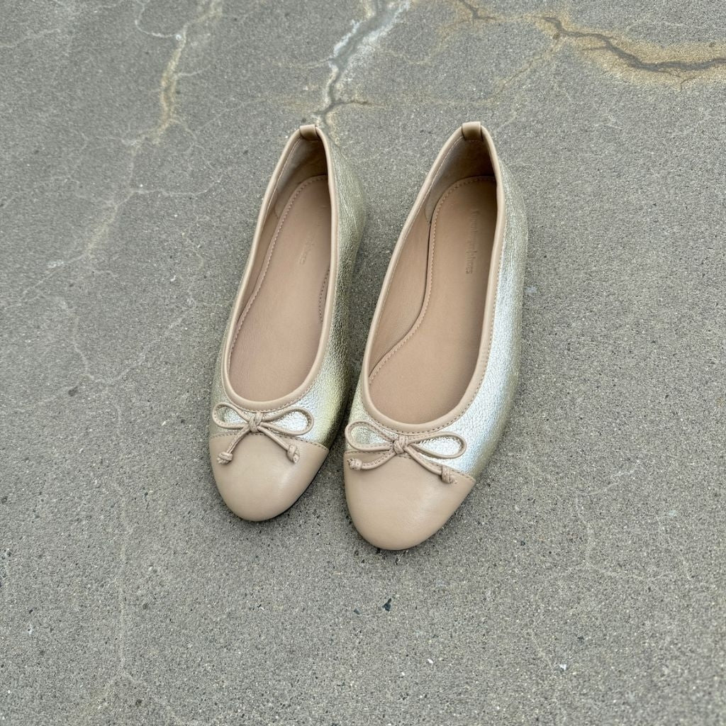 COPENHAGEN SHOES LIKE MOVING - GOLD/NUDE Ballet flats 0033 GOLD/NUDE