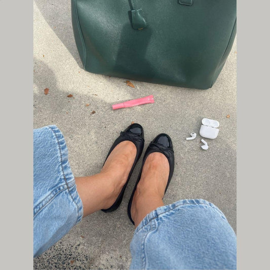 COPENHAGEN SHOES LIKE MOVING - PATENT TOE Ballet flats 038 Black patent
