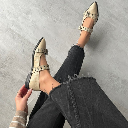 COPENHAGEN SHOES LOVE AND ENERGY BEIGE CR Ballet flats 0002 BEIGE