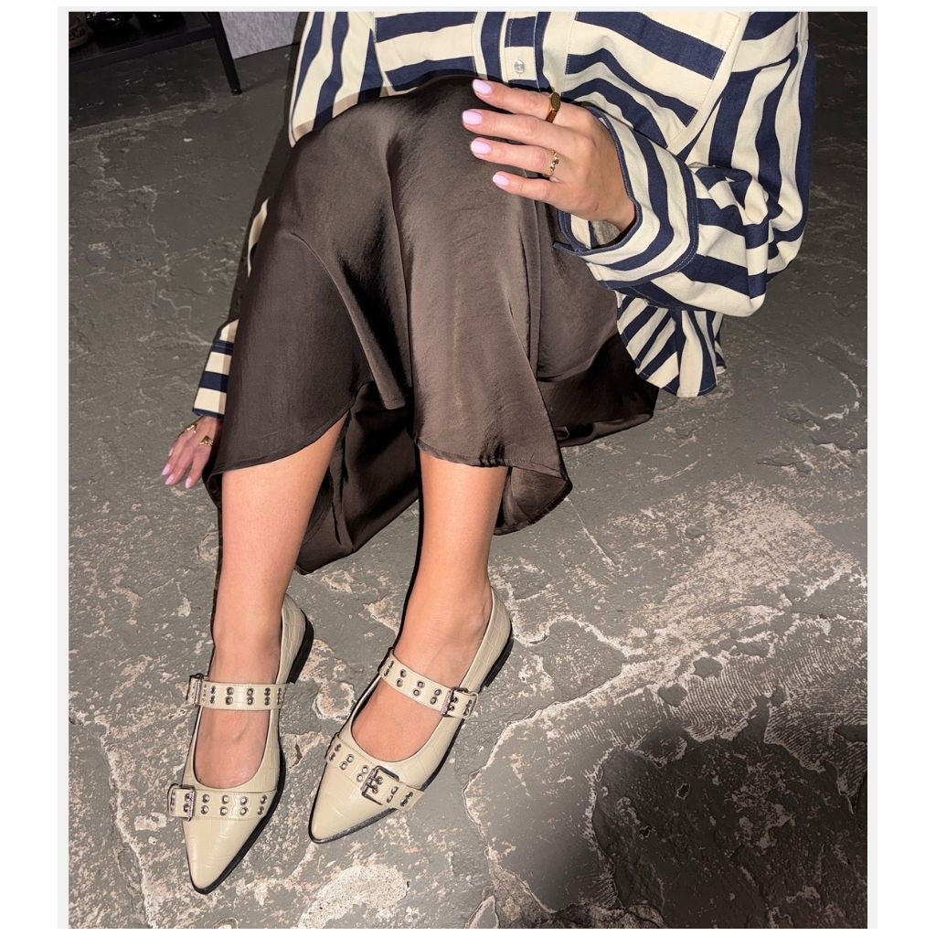 COPENHAGEN SHOES LOVE AND ENERGY BEIGE CR Ballet flats 0002 BEIGE