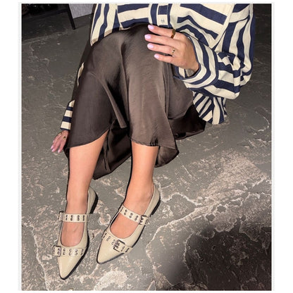 COPENHAGEN SHOES LOVE AND ENERGY BEIGE CR Ballet flats 0002 BEIGE