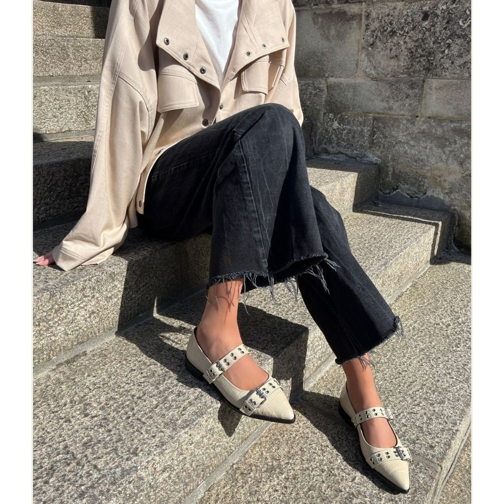 COPENHAGEN SHOES LOVE AND ENERGY BEIGE CR Ballet flats 0002 BEIGE