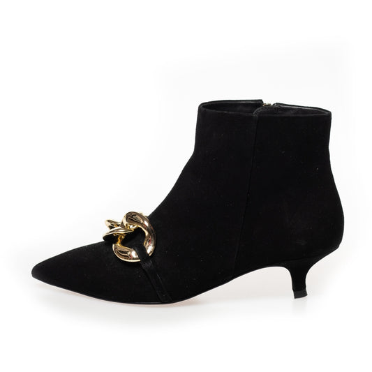 Copenhagen Shoes by Josefine Valentin LOVE ME SUEDE Boots 0001 BLACK