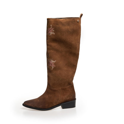 COPENHAGEN SHOES LOVE STORY Long boot 0241 COGNAC