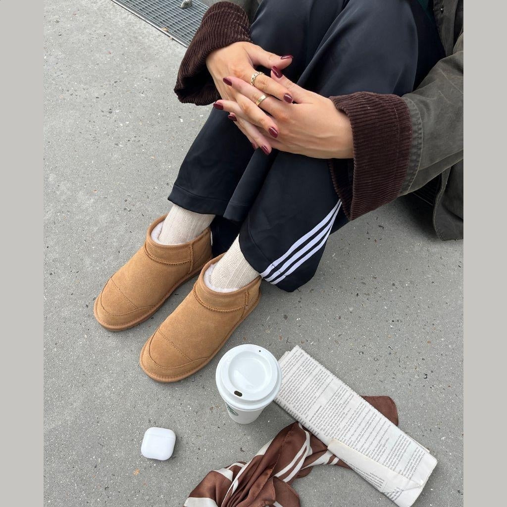 LUCKY ME LOW - CAMEL – Copenhagenshoes.com