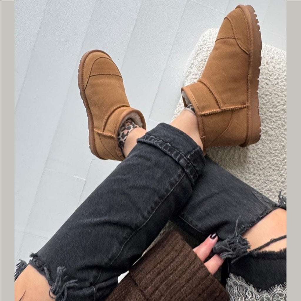 COPENHAGEN SHOES LUCKY ME LOW Boots 0138 CAMEL