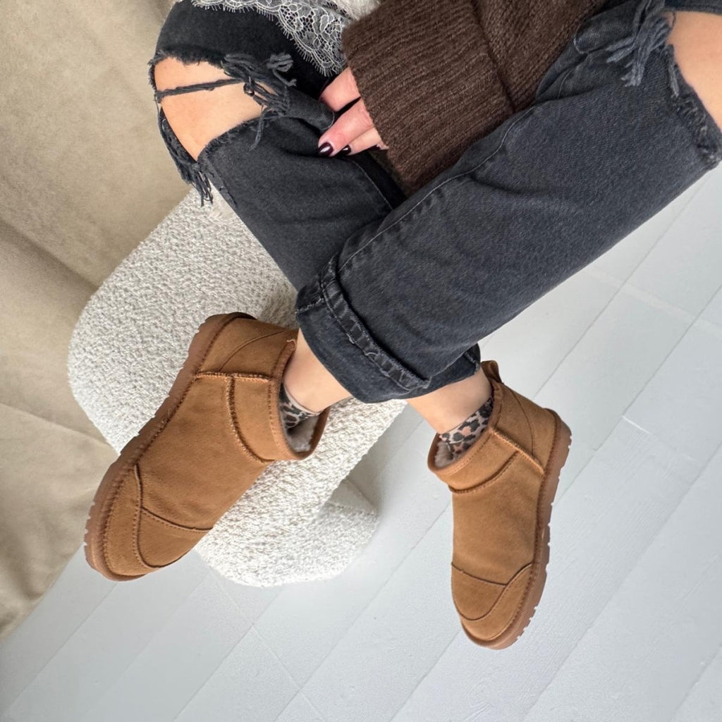 COPENHAGEN SHOES LUCKY ME LOW Boots 0138 CAMEL