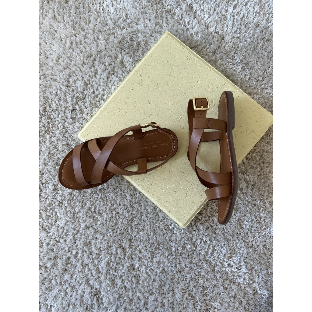 COPENHAGEN SHOES MARI-Copenhagenshoes by Josefine valentin Sandals 112 Cognac