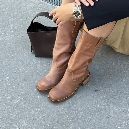 COPENHAGEN SHOES MAY I FLY Long boot 125 TAN