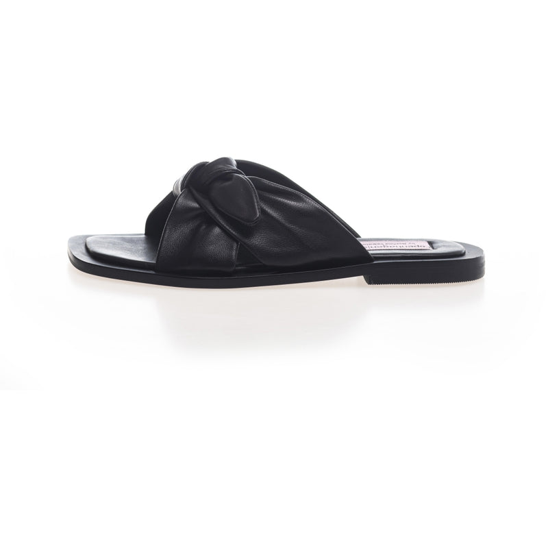 Copenhagen Shoes by Josefine Valentin MILLIONS IN BLACK LEATHER Sandal 0001 BLACK