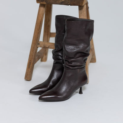 COPENHAGEN SHOES MINE Long boot 004 Dark brown