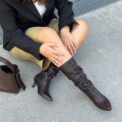 COPENHAGEN SHOES MINE Long boot 004 Dark brown