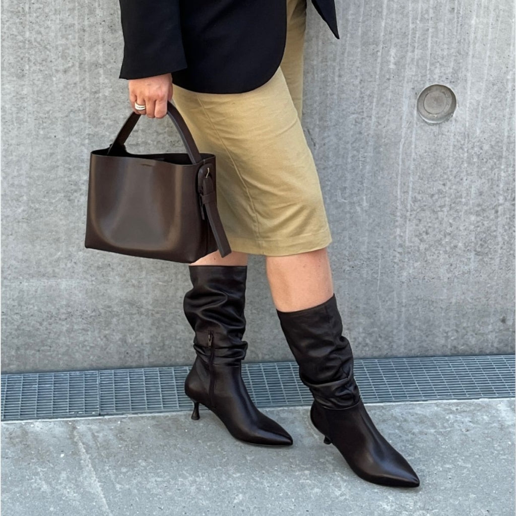 COPENHAGEN SHOES MINE Long boot 004 Dark brown