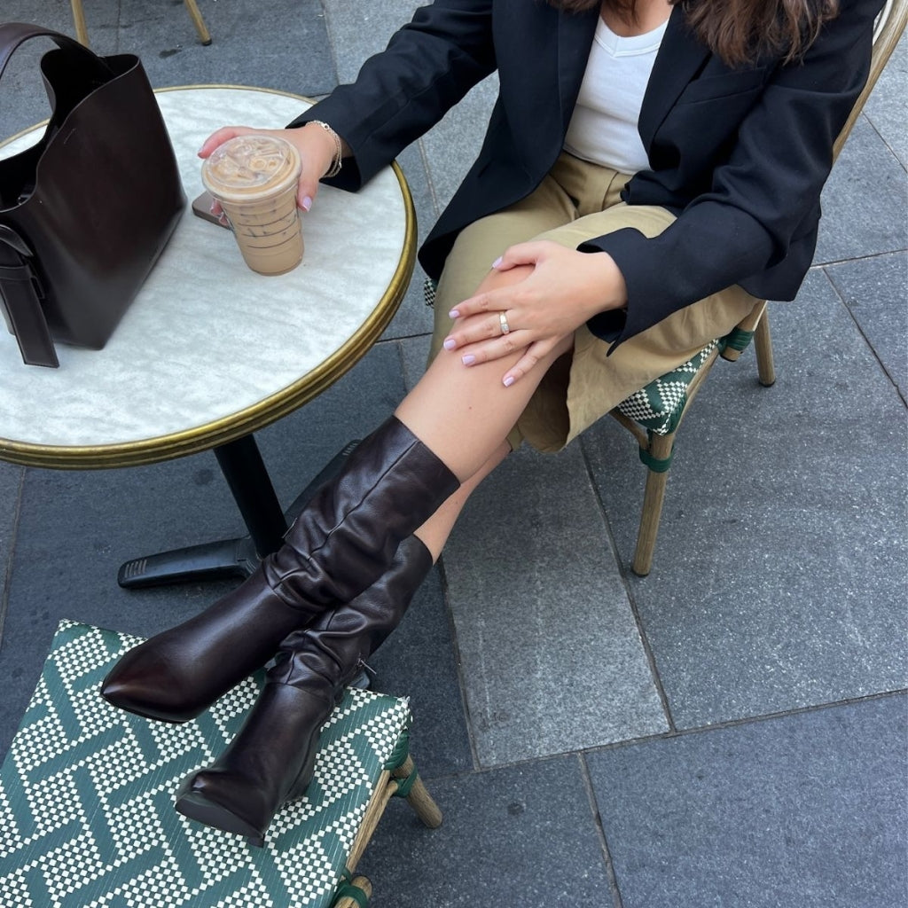 COPENHAGEN SHOES MINE Long boot 004 Dark brown