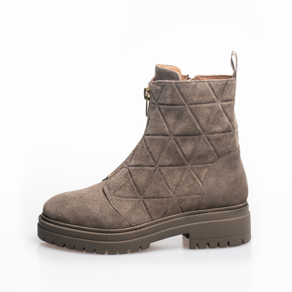 COPENHAGEN SHOES MOONLIGHT SUEDE Boots 1203 DK TAUPE (ARMY)