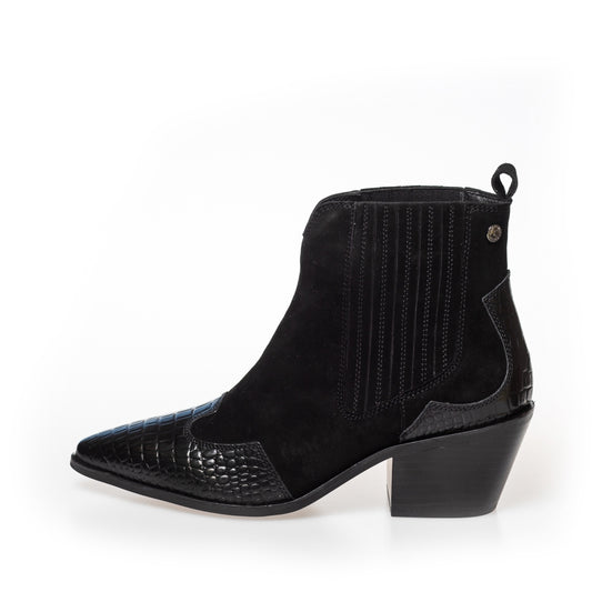 COPENHAGEN SHOES MOSS black Boots 103 Black croco