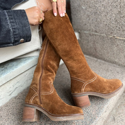COPENHAGEN SHOES MOVES AND ME Long boot 0241 COGNAC