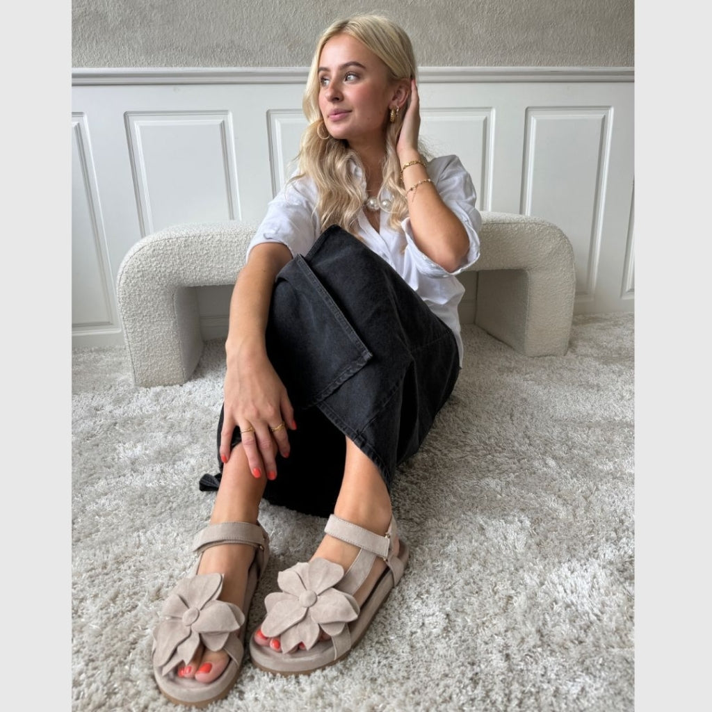 COPENHAGEN SHOES MY FLOWERS Sandals 0301 BISCUIT