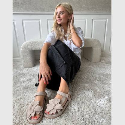 COPENHAGEN SHOES MY FLOWERS Sandals 0301 BISCUIT