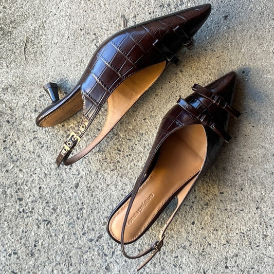 COPENHAGEN SHOES MY GOLD CR. Stilettos 004 Dark brown