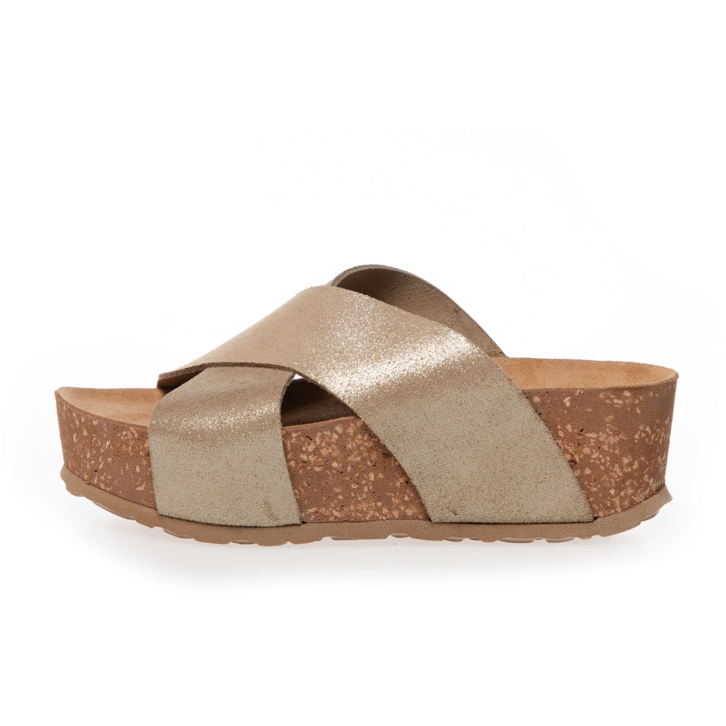 COPENHAGEN SHOES MY GOLD ONES Wedge sandals 0051 GOLD