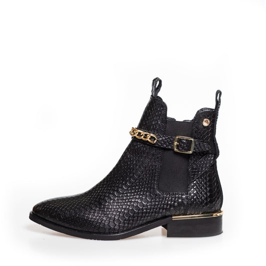 COPENHAGEN SHOES MY OWN PARADISE Boots 008 Black Snake