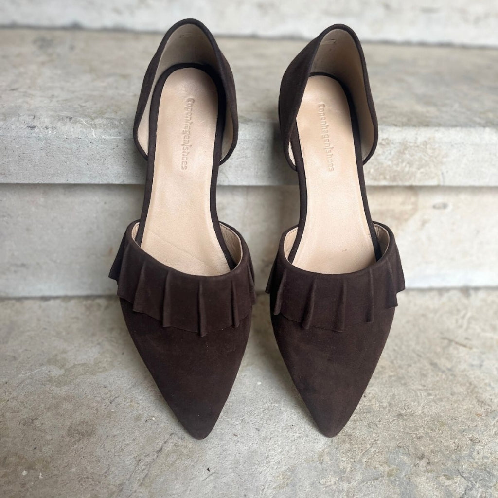 COPENHAGEN SHOES NEW ROMANCE Ballet flats 004 Dark brown