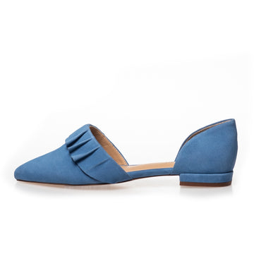 COPENHAGEN SHOES NEW ROMANCE 23 - SUEDE Ballet flats 0220 DENIM