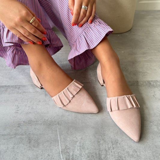 COPENHAGEN SHOES NEW ROMANCE 23 - SUEDE Ballet flats 147 Rosa 