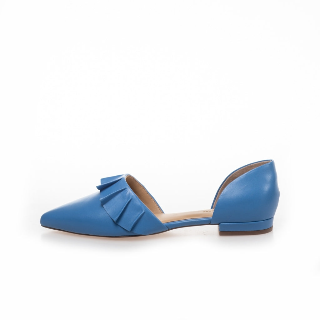 COPENHAGEN SHOES NEW ROMANCE LEATHER Ballet flats 1201 Electric blue