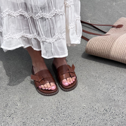 COPENHAGEN SHOES NOELLE Slippers 0241 COGNAC