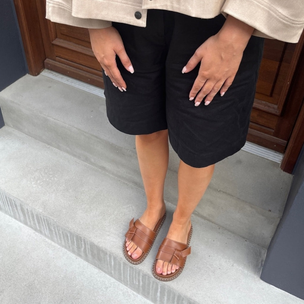 COPENHAGEN SHOES NOELLE Slippers 0241 COGNAC