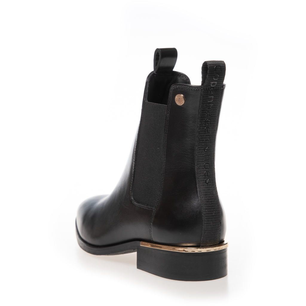 COPENHAGEN SHOES OLLIE CHELSEA Boots 002 Black (without gold)