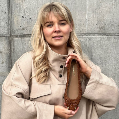 COPENHAGEN SHOES ON MY LOVE Ballet flats 0241 COGNAC