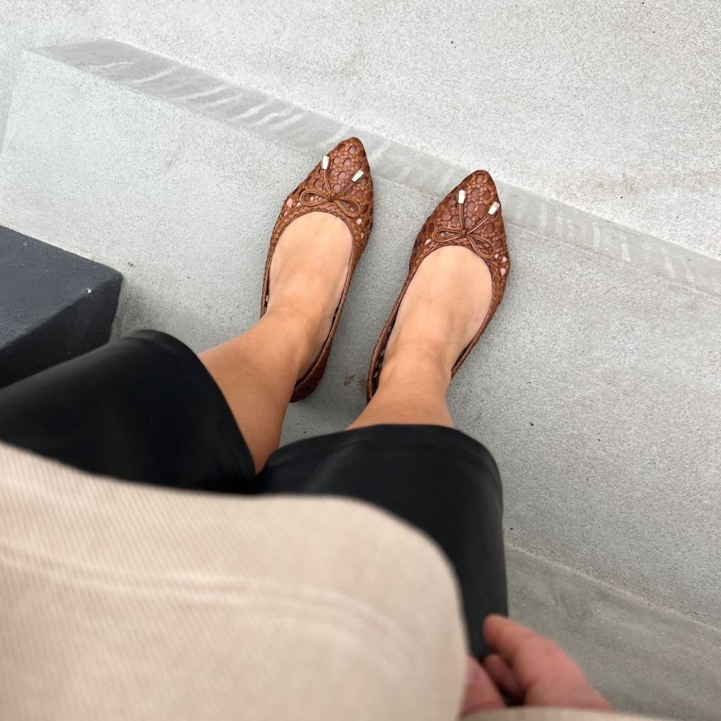 COPENHAGEN SHOES ON MY LOVE Ballet flats 0241 COGNAC