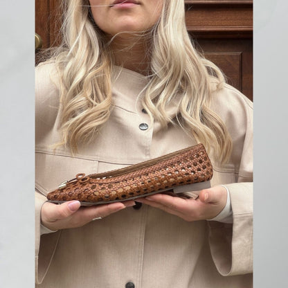 COPENHAGEN SHOES ON MY LOVE Ballet flats 0241 COGNAC