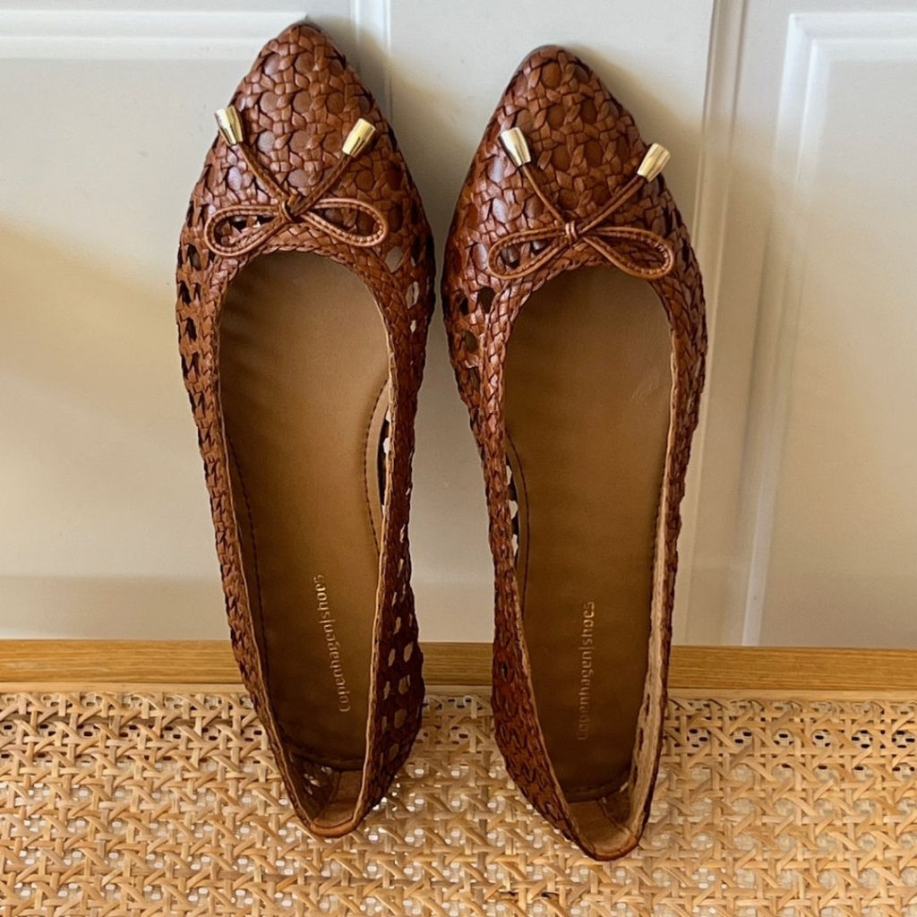 COPENHAGEN SHOES ON MY LOVE Ballet flats 0241 COGNAC