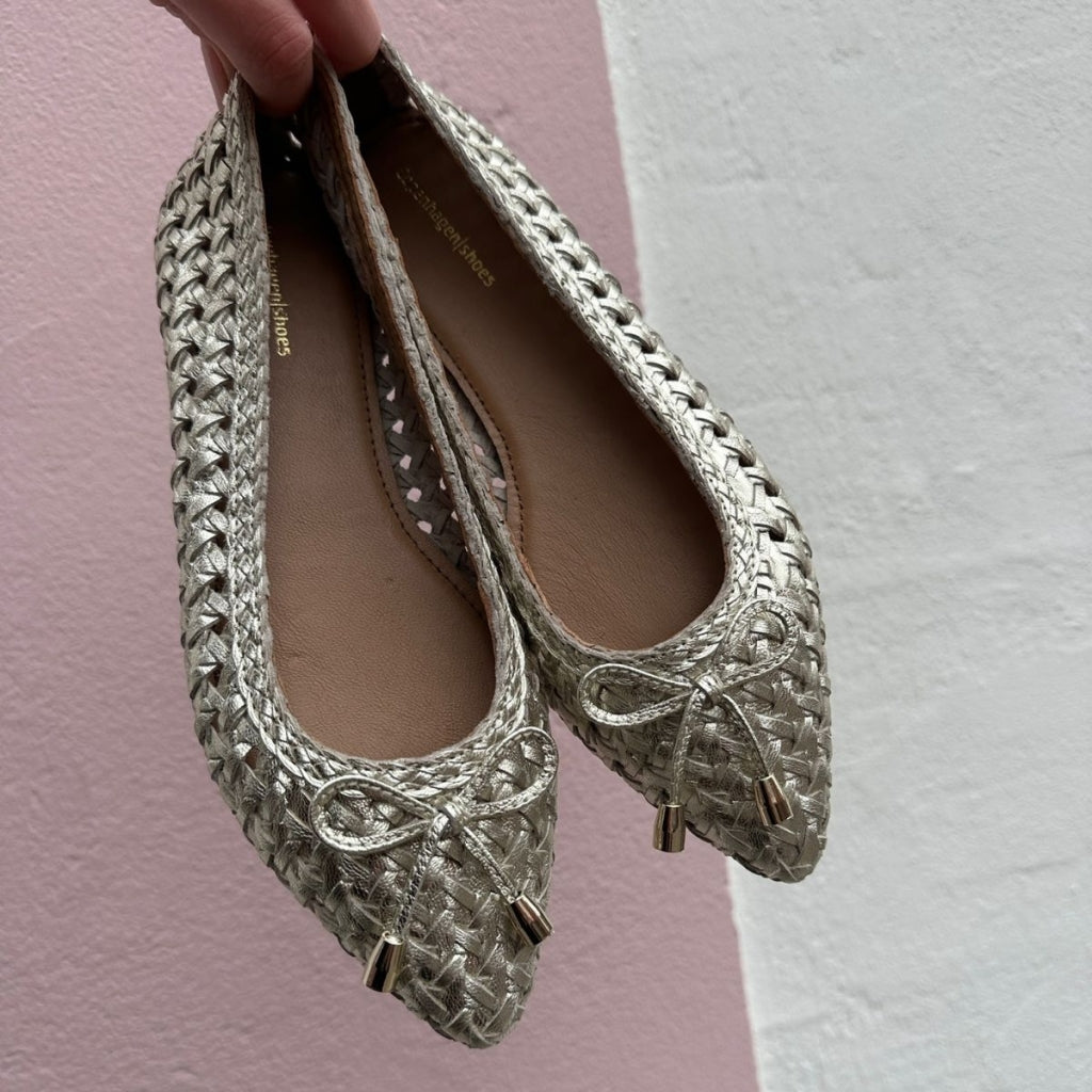 COPENHAGEN SHOES ON MY LOVE GOLD Ballet flats 0051 GOLD