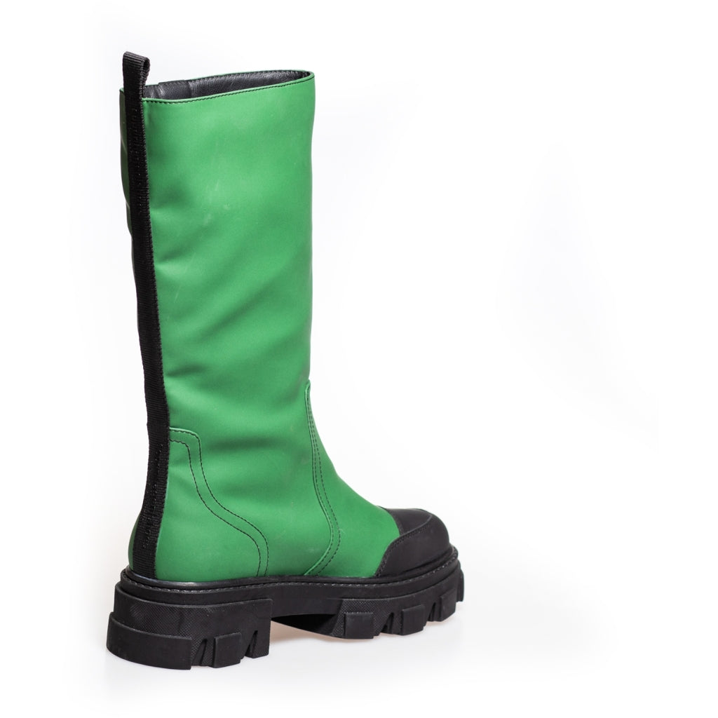 COPENHAGEN SHOES ON MY OWN / Copenhagenshoes by Josefine Valentin Long boot 0027 GREEN