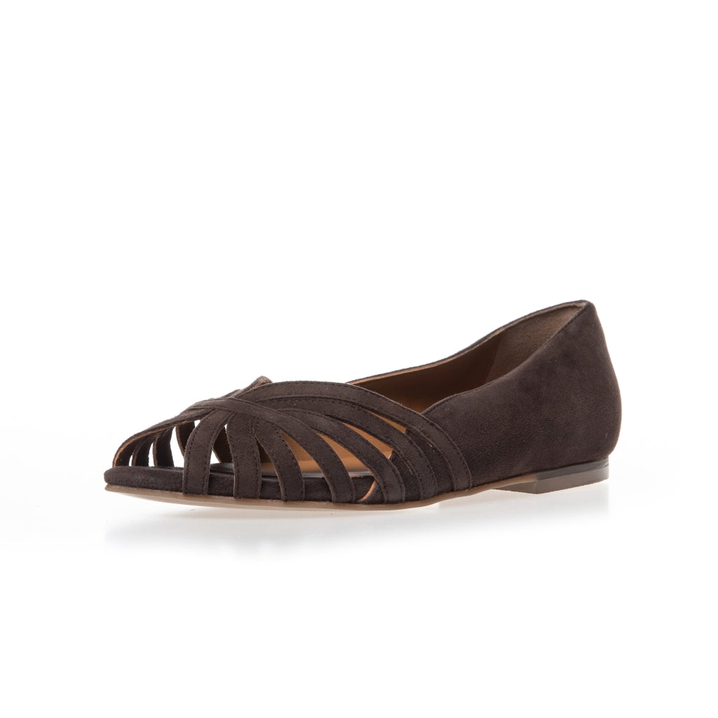 COPENHAGEN SHOES PASSIONATE SUEDE Ballet flats 004 Dark brown