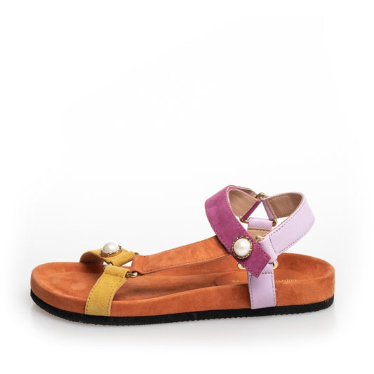 COPENHAGEN SHOES PEACE WITH PEARL 22 Sandals 060 Orange multi