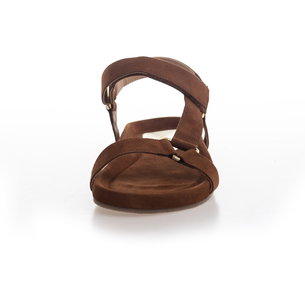 COPENHAGEN SHOES PEACE suede Sandals 112 Cognac