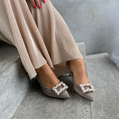 COPENHAGEN SHOES PEARLS AND DIAMONDS Stilettos 0099 BEIGE (TOPO)