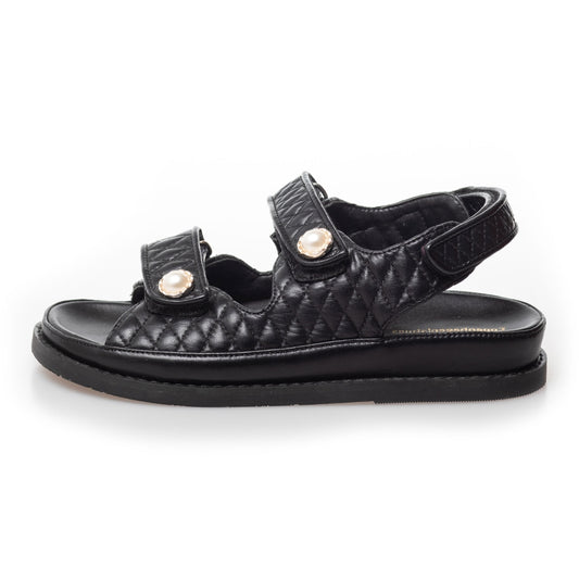 COPENHAGEN SHOES PEARL - Black Sandals 001 Black