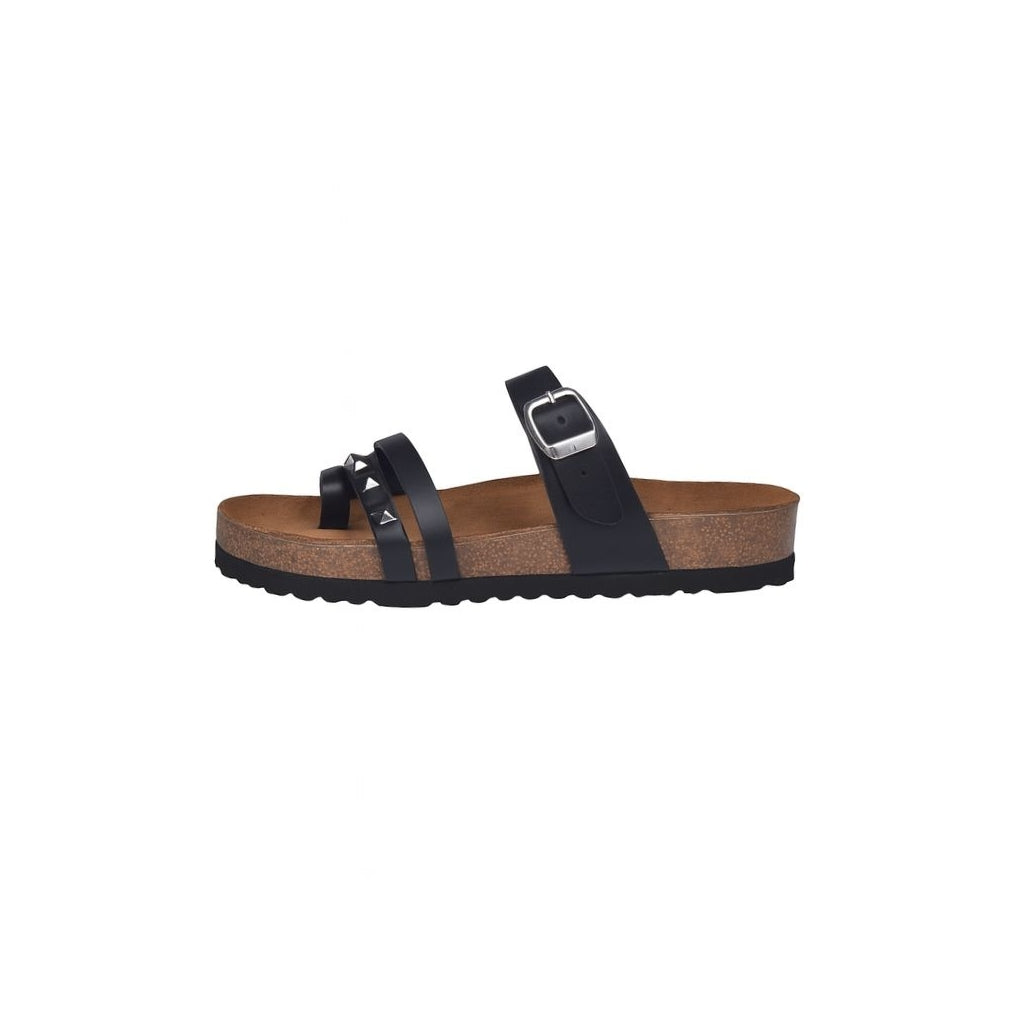 COPENHAGEN SHOES PEGGY Leather Slippers 001 Black